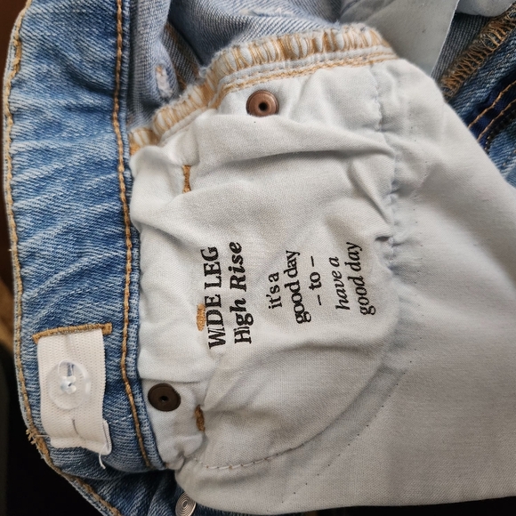 Maurice’s Evsie Girls Wide Leg High Rise Jean's Size 9 - Picture 2 of 7